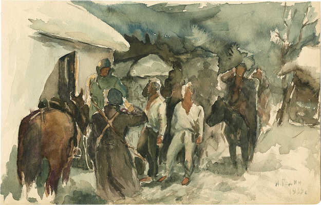 Годин Игорь Михайлович. Эскиз иллюстрации 